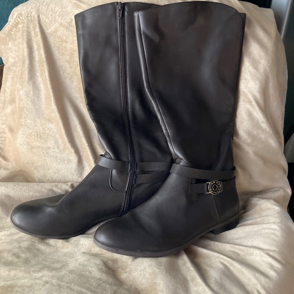 Dark Brown Knee High Boots by BCBGeneration - Picture 3 of 8